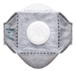Mascarilla plegable con carbono y válvula EAGLE FFP3 P392