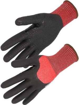 PHD54RED Guante HDPE anticorte D .ESPUMA NITRILO.