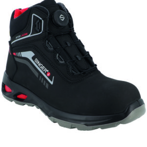 MONZA  Bota Cuero hidrófugo.ESD. Sistema de cordones rotor