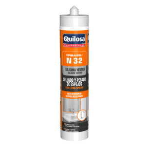 Silicona neutra espejos 300ml,2 colores.