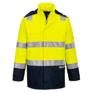 Parka ligera Bizflame Rain+ Hi-Vis Light Arc FR605