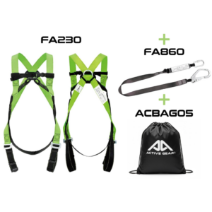 Kit sencillo anticaídas (FA230 + FA860 + ACBAG05)