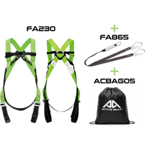 Kit anticaídas doble  (FA230 + FA865 + ACBAG05)