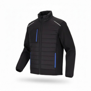 Chaqueta softshell acolchado Haltec Black