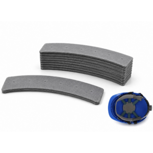 Absorvedor de sudor para casco,Pack de 100 unidades