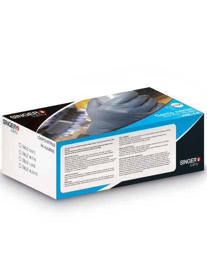 AUU5000 Guante nitrilo AQL 1.5 (Caja 1000) - Imagen 2