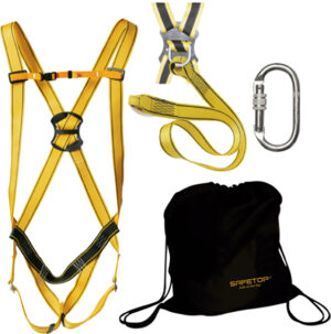 Kit arnes 1punto. mosquetón y esliga 1m