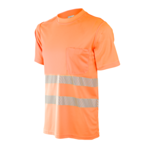 Camiseta 55% algodón manga corta segmentada (AV)