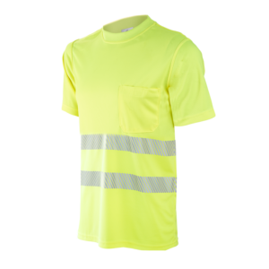 Camiseta m/C alta visibilidad, segmentada (AV)