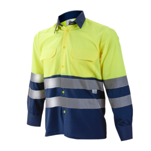Camisa manga larga combinada (AV)