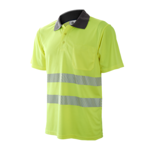 Polo de manga corta segmentado (AV)
